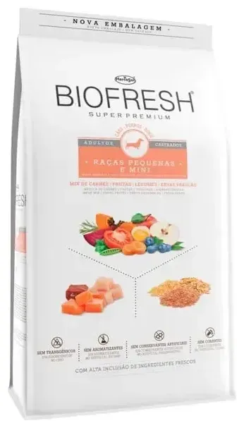 BIOFRESH Perro adulto castrado raza pequeña 3 kg