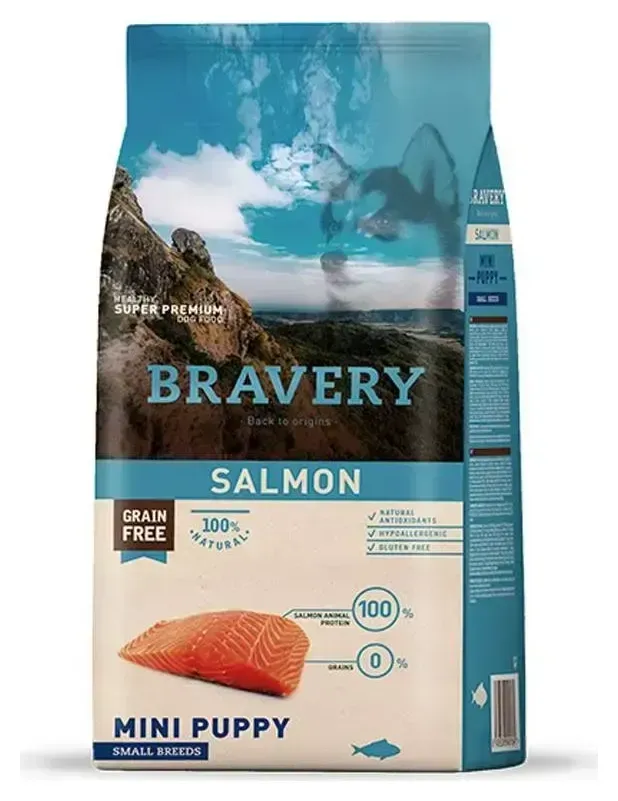 BRAVERY Salmon mini puppy small breeds 7 kg