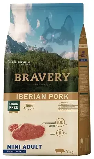 BRAVERY Iberian pork adult small breeds 2 kg