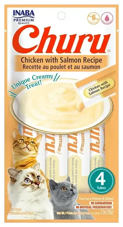 CHURU Cat chicken with salmon recipe 56 g