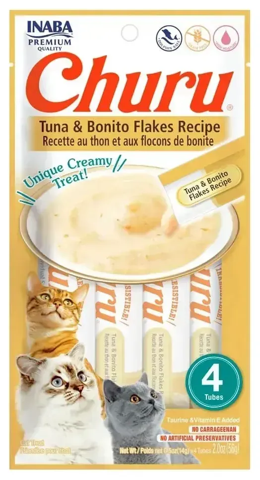 CHURU Cat tuna & bonito flakes recipe (atun y hojuelas de bonito ahumado) 56 g