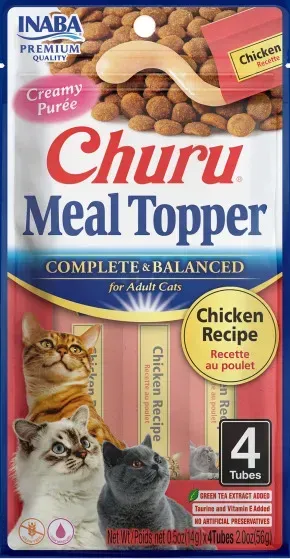 CHURU Dog meal topper chicken recipe 4 tub. 14 g