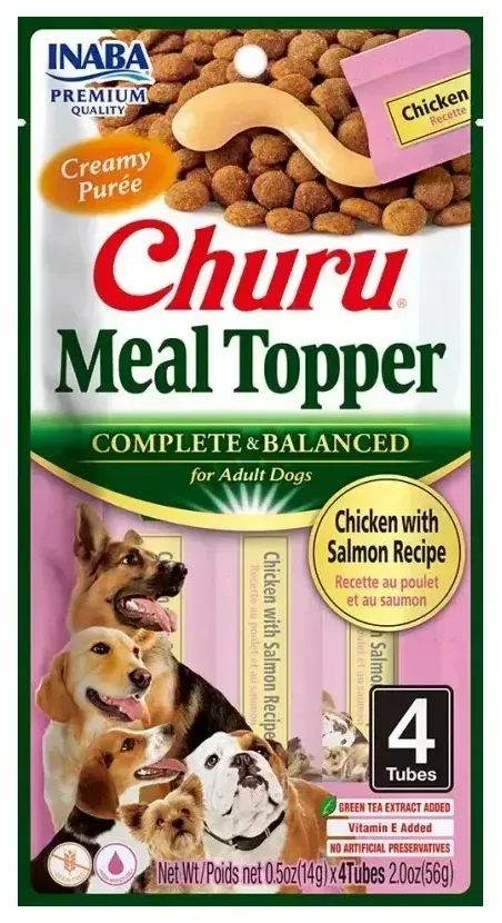 CHURU Dog meal topper chicken salm 4 tub. 14 g